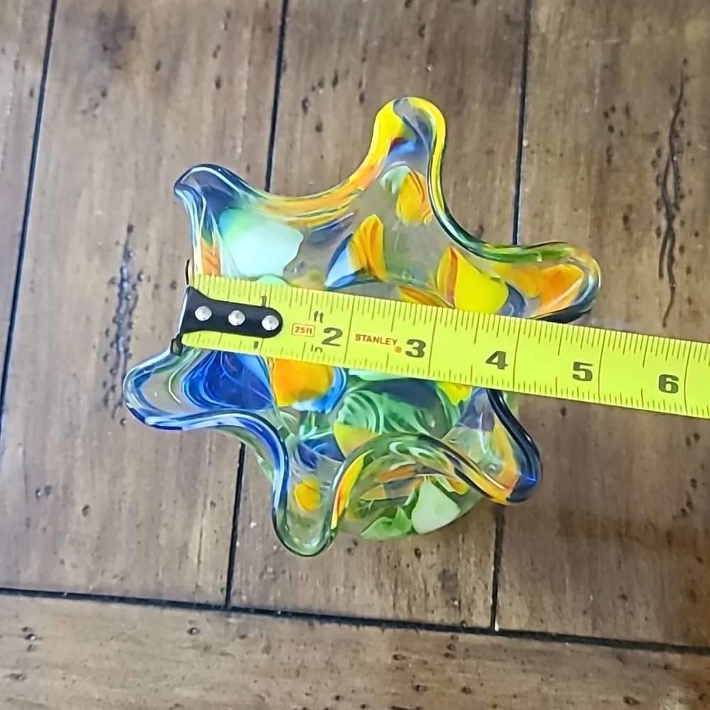 Colorful glass vase - Picture 6 of 7